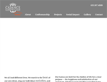 Tablet Screenshot of cadenceconstructiontn.com
